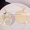 Hot Selling Fashion Matte Popular Elements Hollow Tree Stup Earrings