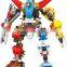 QIAO LE TONG DIY BUILDING BLOCK ROBOT TOY SET(5 IN 1)