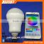 2016 competitive price E27 bluetooth RGB color changing music APP smart led light with speaker