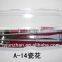 Cheap stainless steel plain spoon and chopstick with plastic box