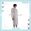 PE visit gowns,disposable protective gowns ,clear PE coats with colar