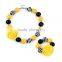 2016 wholesale baby necklace handmade plastic bead christmas necklace for children