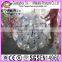 Transparent 0.8mm PVC human sized soccer bubble ball