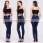 Washed Blue Pant Jeans Wholesale China 2016 High Waisted Jeans Women