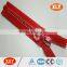 fashion diamond zipper for cloth , heart shaped puller zipper