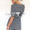 Fashion Women Gorgeous V-neck Stripes Jumpsuit Playsuit Rompers