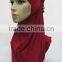 H242 latest muslim hijab scarf with flowers on back
