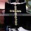 fashionable crystal cross pendant necklace