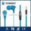 2015 New Super Bass in ear Metal headphones With inline Mic