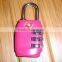 2015 Fashion Design Zinc Alloy Combination Tsa Luggage Lock /zinc alloy lock