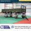 High Hurdles 4 Wheel Double Axle Trailer With CE Certification
