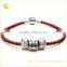 Color ful thick cheap leather bracelet