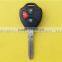Replacement 3 button remote key blanks wholesale key shell fob case for Toyota