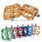 China Cheap Anodized Colors Aluminium Alloy Fixie Mountain Bike Pedals