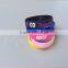 Custom promotional silicon bracelet elastic rubber band bracelet                        
                                                Quality Choice