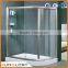 8MM 10MM 12MM 15MM 19MM Tempered Curved Glass Shower Door