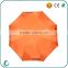 China Manufacturer 23 inch Orange Straight Printed Umbrella with Wooden Handle