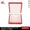 red packaging jewelry box custom logo for display