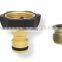 3/4" ADAPTOR WITH INSERT 1/2"-3/4", Brass, Soft grip, TPR coated