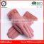 Helilai BSCI Factory Ladies Pretty Red Fur and Lace Cuffed Women Wool Gloves