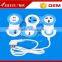 China famous brand BIHU extension socket power socket with 2 USB ports