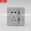 UK/US standard OEM high quality wall switch socket with 2 USB ports outlet