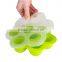 Silicone Baby Food Freezer Tray With Clip-on Lid/homemade Food Storage Containers