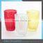 New Style Recycled Empty Glass Candle Jars Colored Candle Holder Cup
