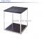 Simple stainless steel wooden work desk
