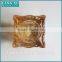 LX-Z133 amber colored bling diamond square crystal heavy glass votive candle holder