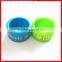 Customized promotional silicone rubber finger ring