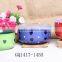 Liling Factory Color Glazed Ceramic Bowl With Hearts and Dots Design