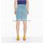 2015 women regular fit mid waist classic pencil skirt denim ladies latest fashion jeans JXQ856