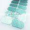 Free sample custom green dotted pattern nail wraps korea metallic nail polish strips waterproof nail art sticker factory