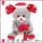 2016 newest funny wholesale animated christmas bear for sale