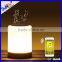 Mini hand free MP3 player LED lighting touch lamp portable speaker bluetooth speaker lamp for mobile phone