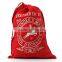 Wholesale Personalized Christmas Red Burlap Santa Sacks