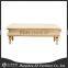 France country style cushion jute ottoman