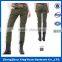 Soft touch woven ladies fashion trousers design army green female trousers