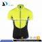 Daijun OEM yellow and black polyester slim fit custom cycling jerseys