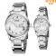 Selling couple stainless steel strap watch
