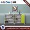 Cabinet Melamine Filing Book Fixed Corner Cabinet White Modern Book Shelf (HX-5DE016)