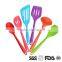 FDA Approved Silicone Cooking Tools Silicone Kitchen Utensils Set with Hygienic Solid Coating