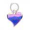 Wholesale fashion heart shape flowing sand glitter ring holder for mobile phone, smart phone holders