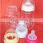 Newborn bibi products borosilicate glass baby bottle with silicone nipple