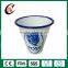 New Creative Dish-washer Proof Cone shaped 9cm Printed Enamel Shot Mug