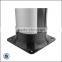 Deluxe Round PVC Solar Shower With Foot shower