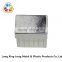M 25*50*28 PP Square Electroplated Plastic Pipe Plug for House/Office Furnitures /Pipe/Wheel