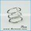 Size 7,8,9 Jewelry New Woman's White Gold zircon crystal Filled Ring Gift
