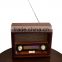 vintage bluetooth wooden radio